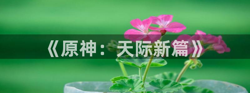 k8凯发官网(中国)：《原神：天际新篇》